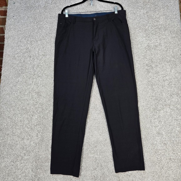 adidas Other - Adidas Go-To 5 Pocket Pants Mens 36x32 Black Tapered Golf lightweight stretch